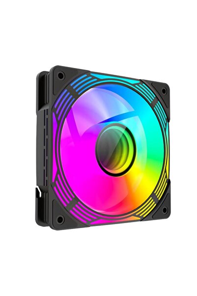 GAMEMAX KF300 fan set, aRGB lighting, Reverse, 3 x 120mm (Black)