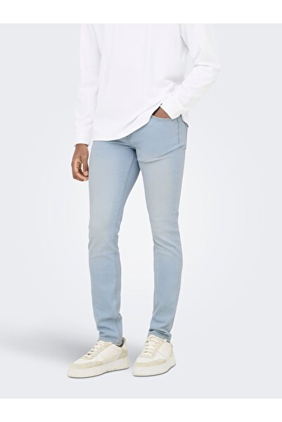 Only & Sons Skinny Jeans ONSWARP Niedrige Taille Skinny Fit Jeans