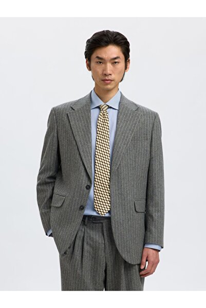 SELECTED Einreihiger Blazer Nadelstreifen