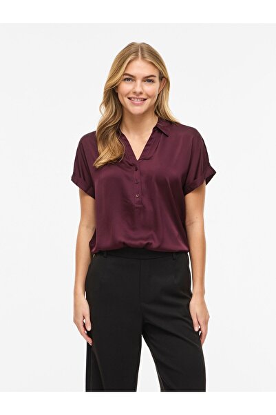 VILA Hemd VIENNA Kurzarm