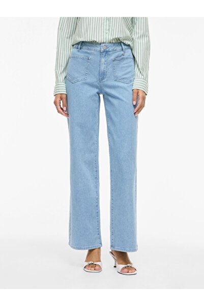 VILA Wide Fit Jeans VILORIE Mid-Waist