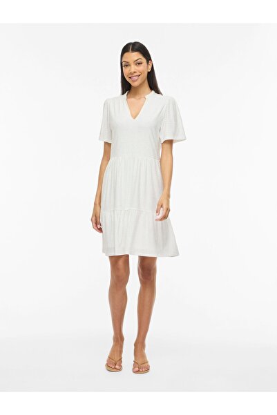 VILA Minikleid VIBELLI Kurzärmeliges