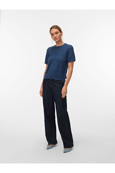 Vero Moda Gestricktes T-Shirt VMJAQUELINE Gestricktes Oberteil