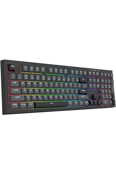 REDRAGON Tastatura Gaming Crux, iluminare RGB, Wired, USB (Negru)