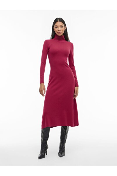 VILA Maxikleid Strick