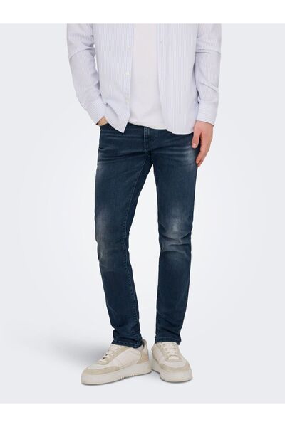 Only & Sons Slim Fit Jeans ONSLOOM Niedrige Taille Slim Fit Jeans