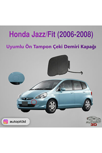 AutoPit 3D HONDA JAZZ / FIT (2006-2008) ÖN TAMPON ÇEKİ DEMİRİ KAPAĞI