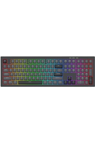 REDRAGON Crux Gaming Keyboard, RGB lighting, Wired, USB (Black)