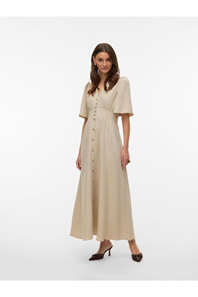 Vero Moda Kleid VMMELANEY Langes Kleid