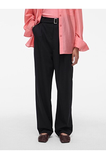 EDITED Pantaloni conici cu talie medie