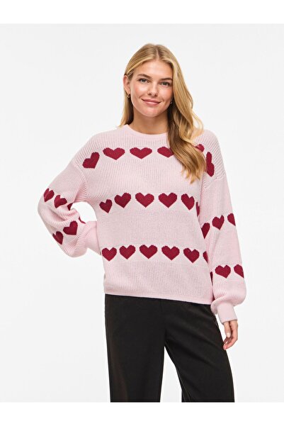 VILA Strickpullover VIJAMILLA Jacquard