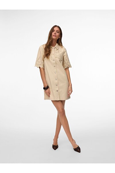 Vero Moda Jeanskleid VMPETRA Kurzes Kleid