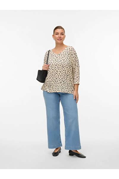 Veromoda Curve Strickpullover VMCBRIANNAMIX Strickpullover