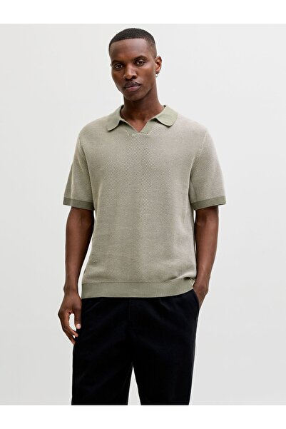 Jack & Jones Premium Gestricktes T-Shirt Einfarbig Gestricktes T-Shirt