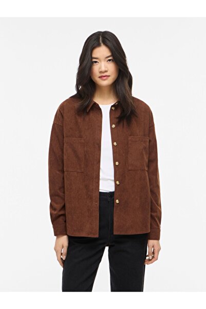 VILA Shacket VIKIRA Cord