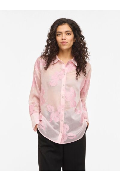 VILA Hemd VIBEKA Langarm