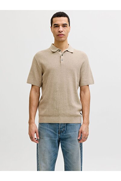 Jack & Jones Gestricktes Polo Einfarbig Gestricktes Polo