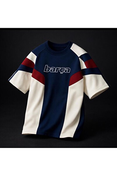 KUN SPORTSWEAR Βίντατζ ρετρό μπλουζάκι με σχέδιο νοσταλγίας oversized