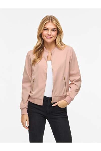 VILA Bomberjacke VIBUBBLE Reißverschluss