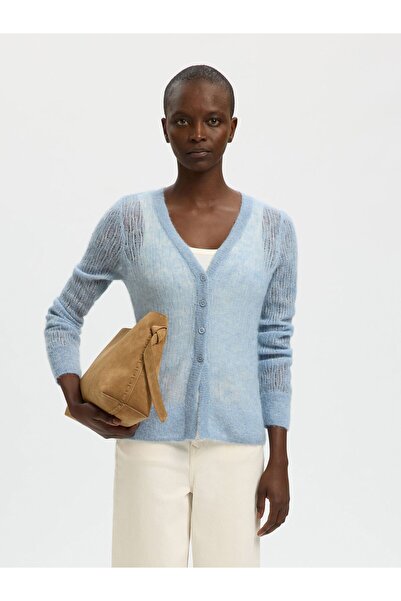 SELECTED Strickjacke Mohair-Mix