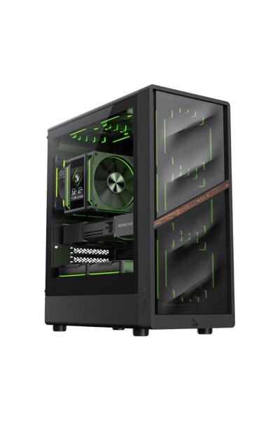 GAMEMAX Carcasa Aeris 330 Mesh, Mini Tower, Fara sursa (Negru)