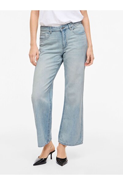 VILA Wide Fit Jeans VIPALMA Mid-Waist