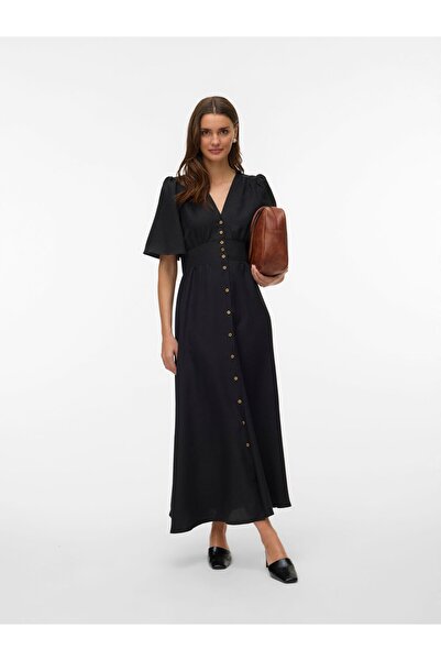 Vero Moda Kleid VMMELANEY Langes Kleid