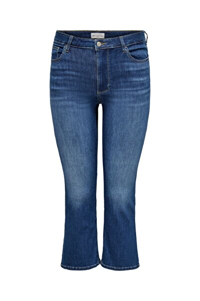 Only Carmakoma Flared fit jeans CARKENYA Mittlere Taille cropped Flared Jeans