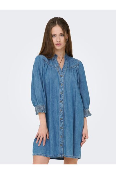 ONLY Jeanskleid ONLRAYA Kurzes Kleid