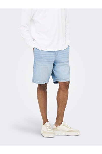 Only & Sons Jeans-Shorts ONSFADE Locker geschnitten Cargoshorts