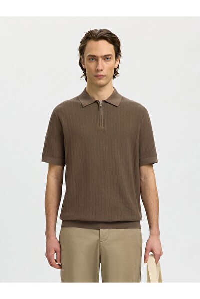 SELECTED Polo shirt Zip-up