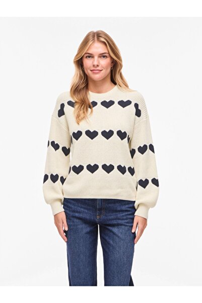 VILA Strickpullover VIJAMILLA Jacquard