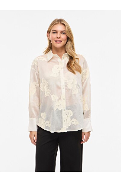 VILA Hemd VIBEKA Langarm