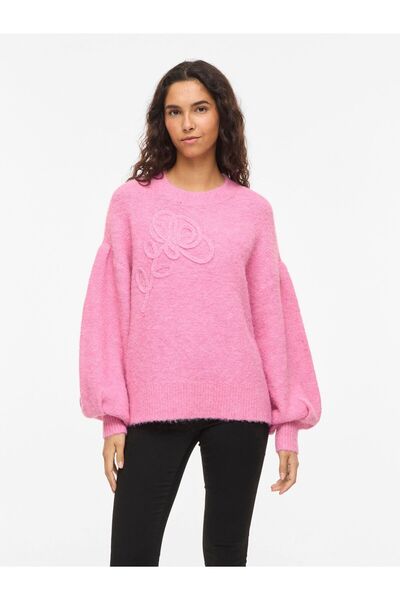 VILA Strickpullover VIMARLEY Rundhals