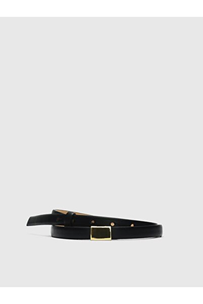 SELECTED Ledergürtel Schmaler