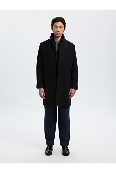 SELECTED Mantel aus Wollmix Langer