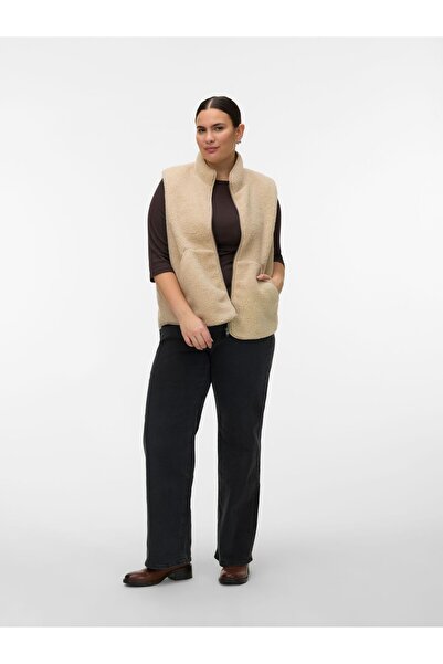 Veromoda Curve Teddyfell Jacke VMJOSEFINE Weste