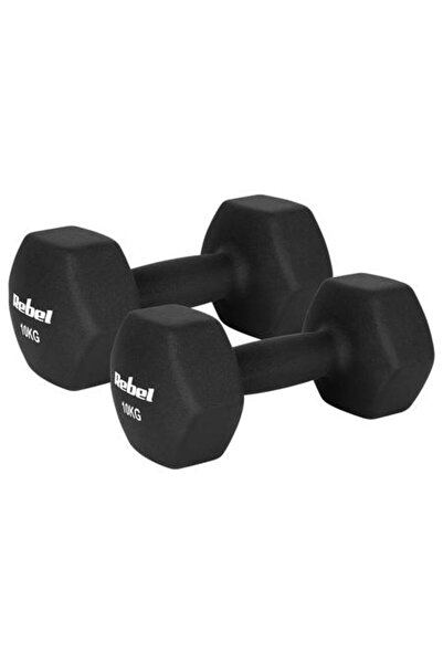 Rebel Set gantere Active RBA-2330-10, 2 x 10kg, fonta si invelis de neopren (...