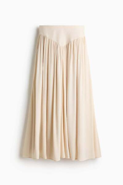 H&M Long viscose skirt