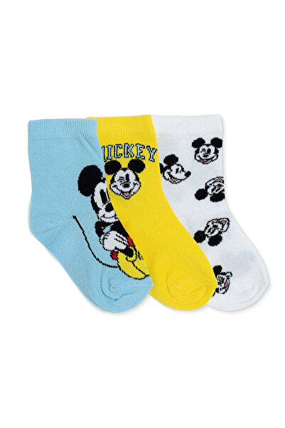 Disney Baby Erkek Bebek 3lü Soket Çorap Lisans Baskılı