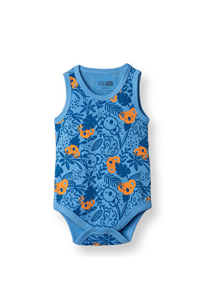 ebebek Hello Baby HelloBaby Erkek Bebek Body Bisiklet Yaka Atlet