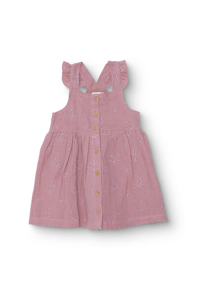 ebebek Hello Baby HelloBaby Kız Bebek Elbise Çiçek Baskılı Düğmeli Bisiklet Y...