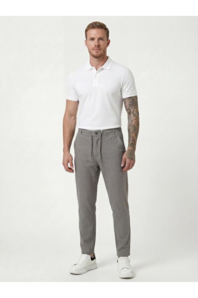 Quanlex Pantaloni jogger țesuți pentru bărbați, cu buzunare la spate, croială...