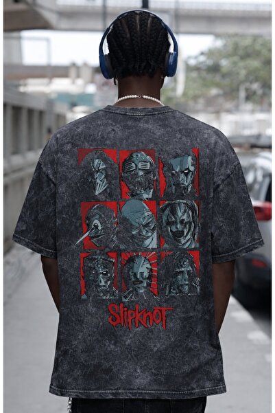 SEVBANO Slipknot rok metal muzički bend, unisex majica sa leđnim printom, ove...
