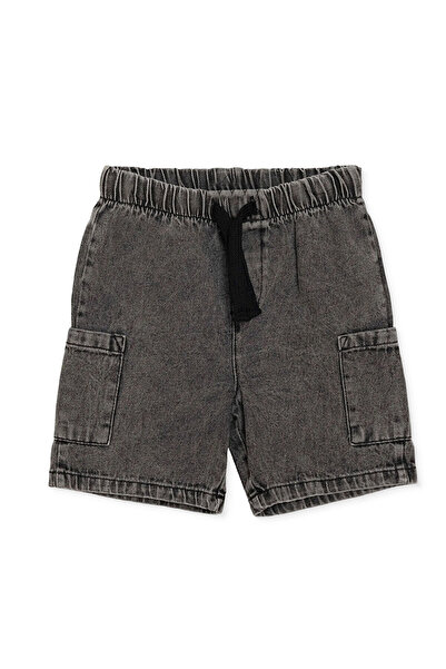 ebebek Hello Baby HelloBaby Erkek Bebek Denim Şort Bağcıklı Reçme