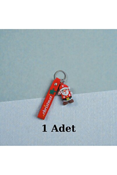 Nostaljik Lezzetler Novogodišnja tema 1 komad Deda Mraz Privezak za ključeve