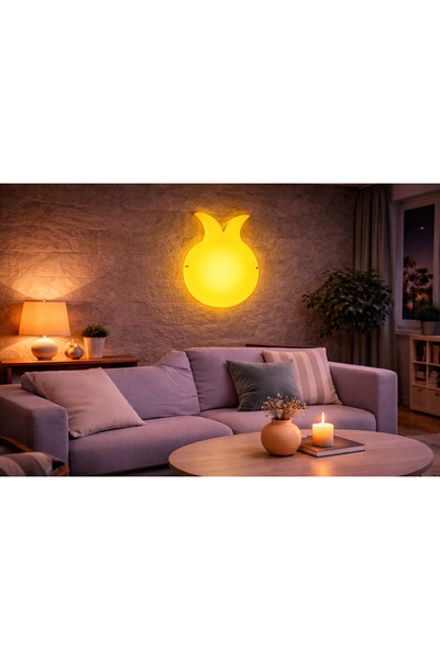 Sun Aplik Sconce Vase Led Wall Lamp 29X22X5