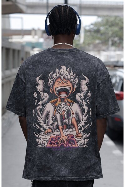 SEVBANO Σχεδιασμός One Piece Monkey D. Luffy Gear 5 με στάμπα στην πλάτη, Uni...