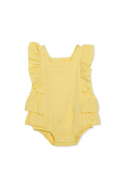 ebebek Hello Baby HelloBaby Kız Bebek Body Çıtçıtlı Modelli Yaka Atlet