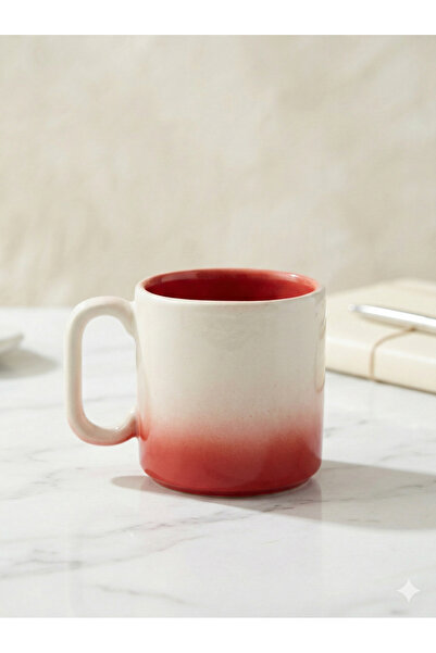 seda seramik كوب قهوة مصنوع يدويًا بتدرج لوني، كوب شاي (275 مل)